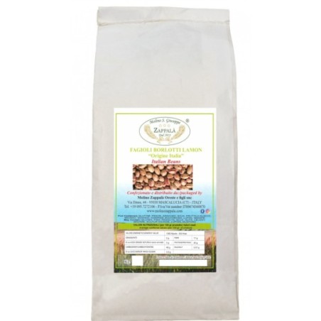 25 Kg Fagioli Borlotti Lamon "Origine Italia"