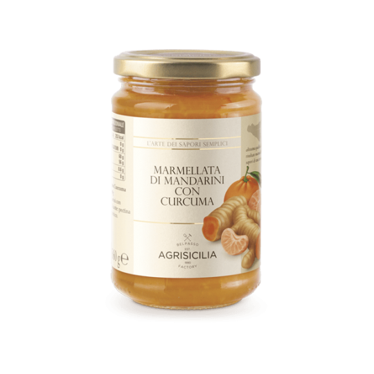 Marmellata di Mandarini di Sicilia e Curcuma 360 g