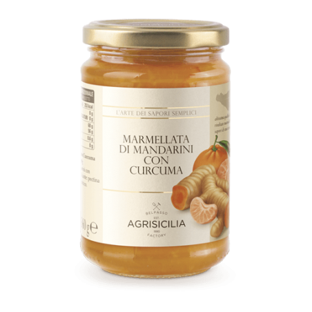 Marmellata di Mandarini di Sicilia e Curcuma 360 g