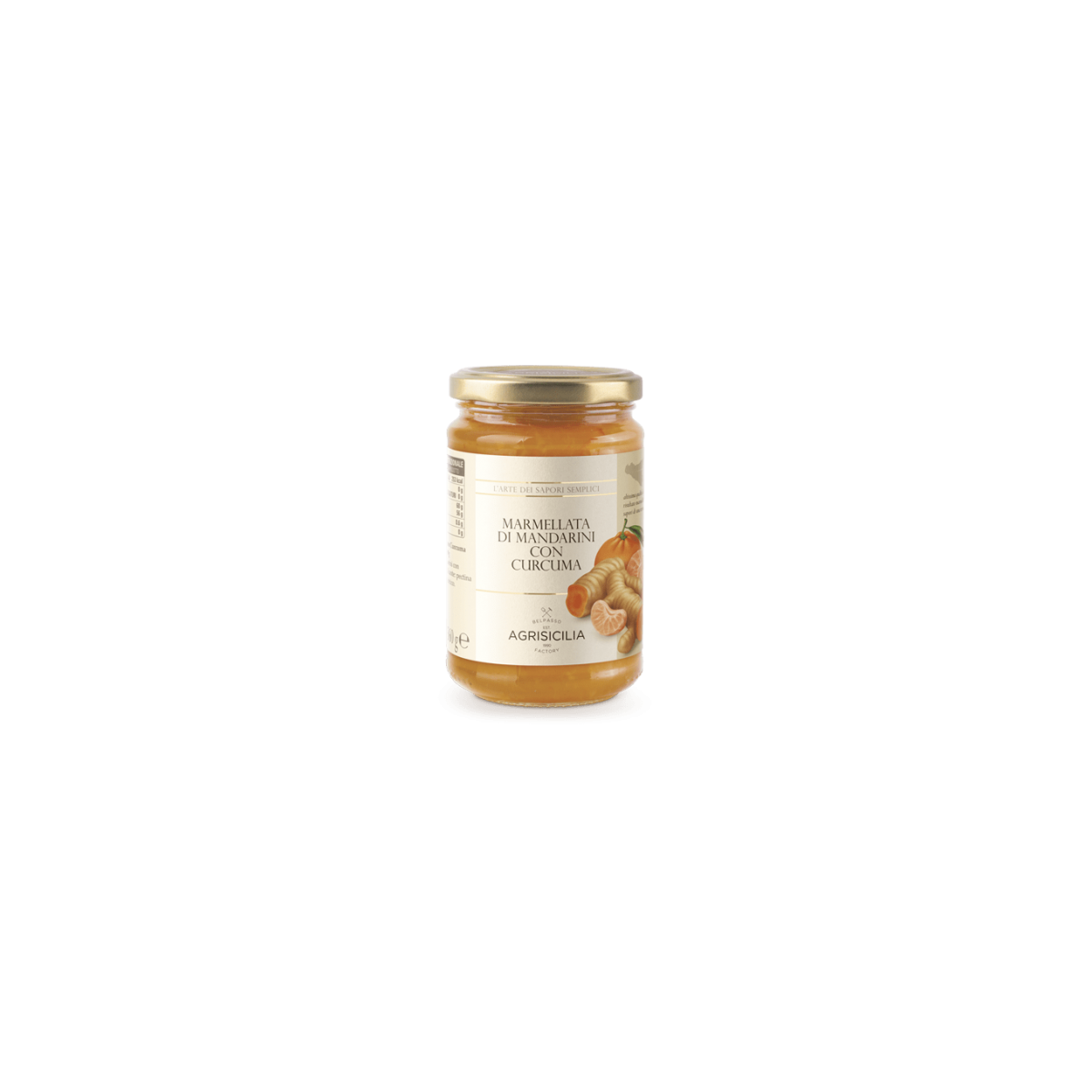 Marmellata di Mandarini di Sicilia e Curcuma 360 g