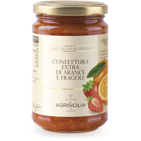 Confettura extra di Arance e Fragole 360 g
