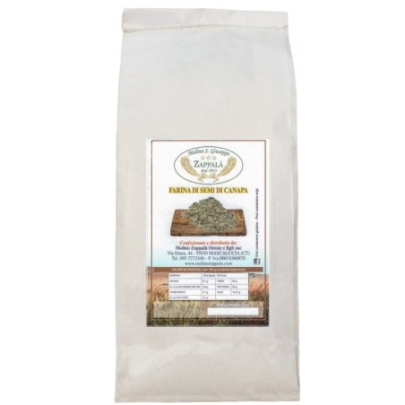 1 Kg Farina di Semi di Canapa
