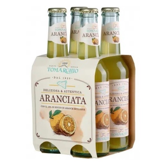 ARANCIATA| 6 X 275 ML TOMARCHIO | ANTICA RICETTA SICILIANA |