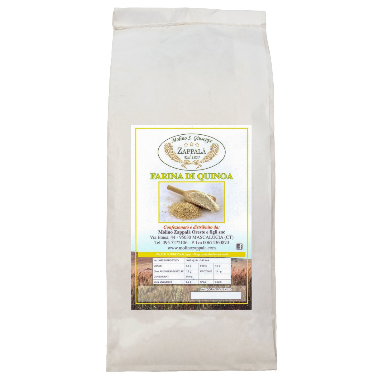 25 Kg Farina di Quinoa