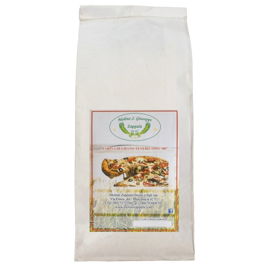1kg Farina tipo 00 di grano tenero- Molino Zappalà