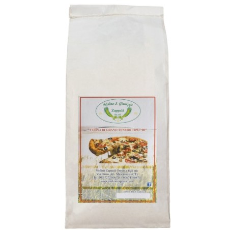 1kg Farina tipo 00 di grano tenero- Molino Zappalà