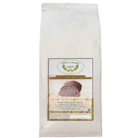 1Kg Semola INTEGRALE di RUSSELLO  (molito a pietra)- Molino Zappalà
