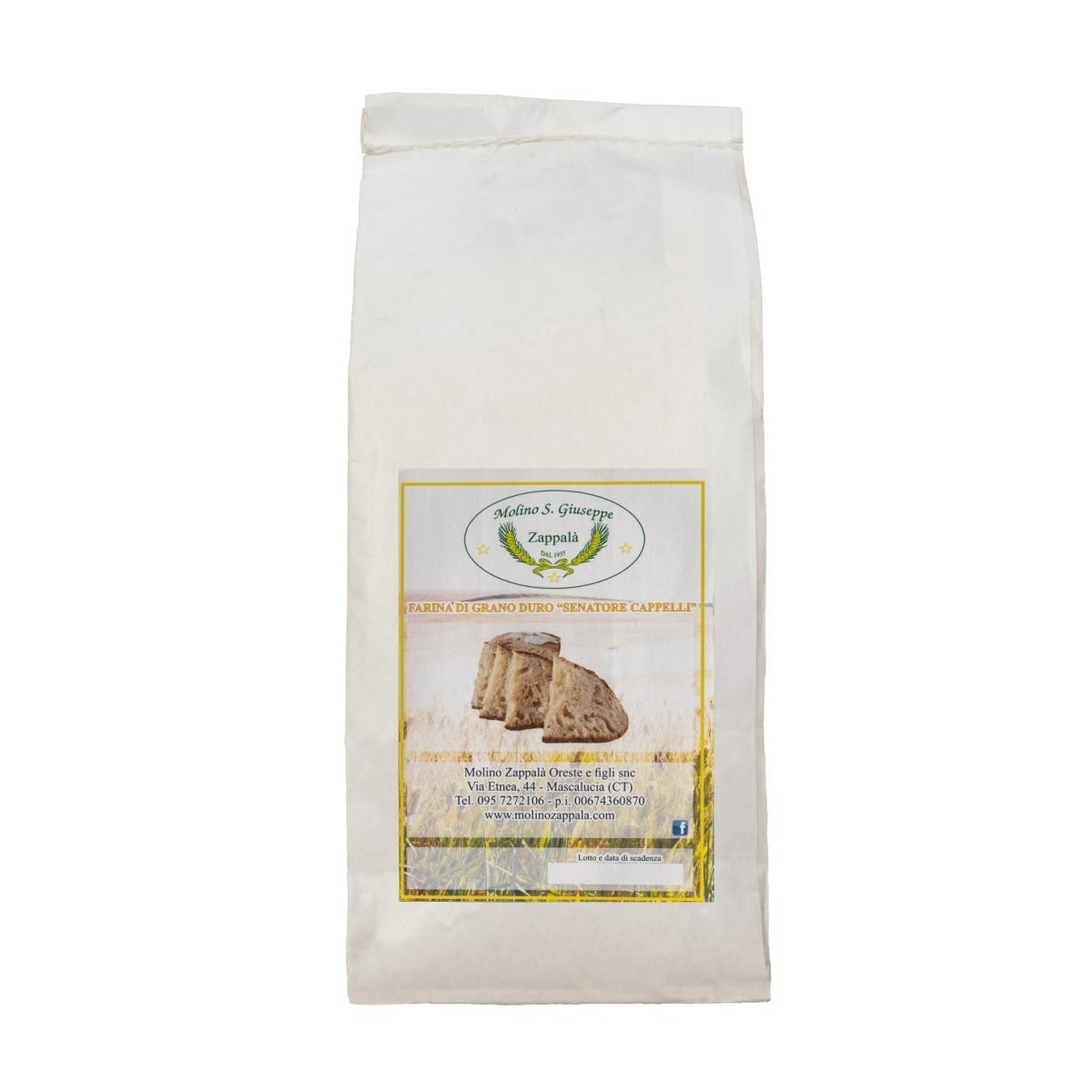 5 Kg Semolato di Grano varietà Cappelli "Molino Zappalà"