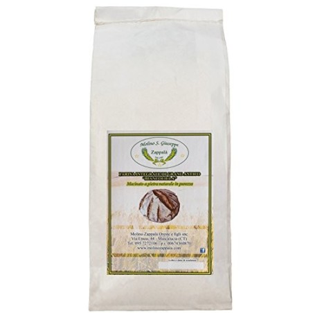 5 Kg Farina"biancolilla" Integrale Grano Antico Siciliano Varietà -molino Zappalà
