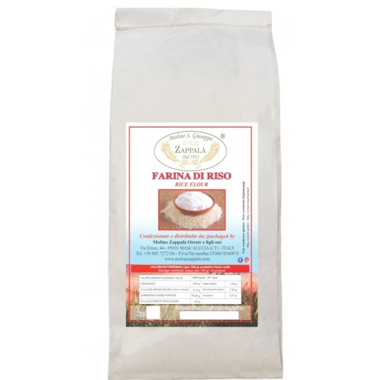 5kg Farina di Riso- MOLINO ZAPPALA'
