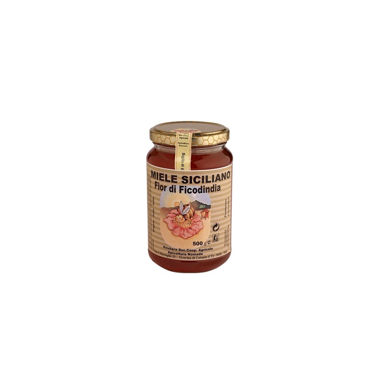 1 Kg Fiori di Ficodindia - Miele Siciliano